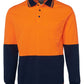 HI VIS L/S COTTON BACK POLO 6HPL Comfortable safety polo