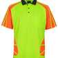 HI VIS S/S SPIDER POLO 6HSP Hi Vis raglan