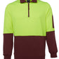 HI VIS 1/2 ZIP FLEECY 6HVFH