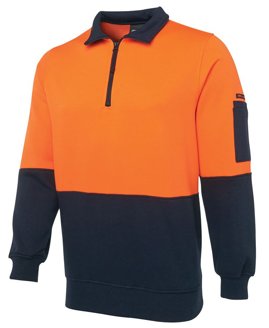 HI VIS 1/2 ZIP FLEECY 6HVFH