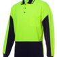 HI VIS L/S GAP POLO 6HVGL STYLISH PIPING DETAIL