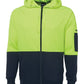 HI VIS FULL ZIP FLEECY HOODIE 6HVH