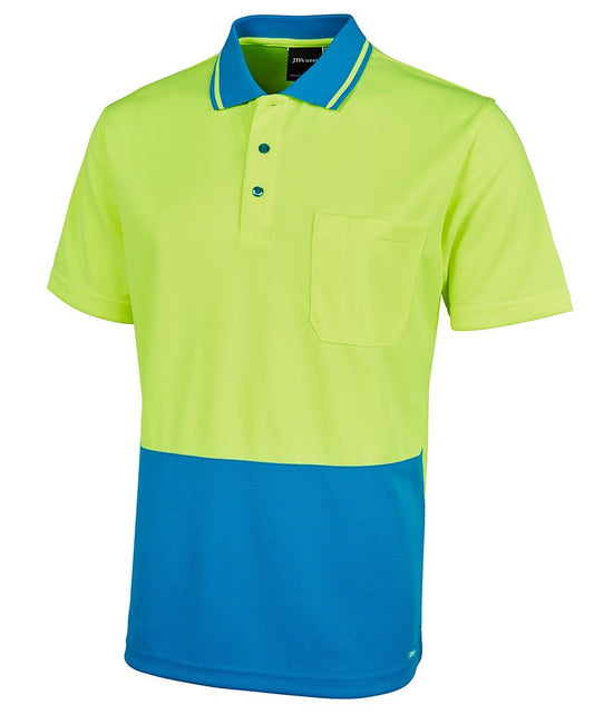 ADULTS AND KIDS HI VIS NON CUFF TRADITIONAL POLO 6HVNC