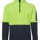 HI VIS 1/2 ZIP POLAR FLEECE 6HVPF