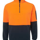 HI VIS 1/2 ZIP POLAR FLEECE 6HVPF