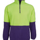 HI VIS 1/2 ZIP POLAR FLEECE 6HVPF