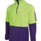 HI VIS 1/2 ZIP POLAR FLEECE 6HVPF