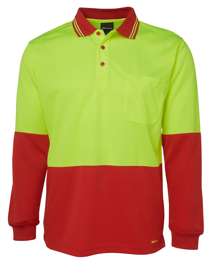HI VIS L/S TRADITIONAL POLO 6HVPL A smart choice