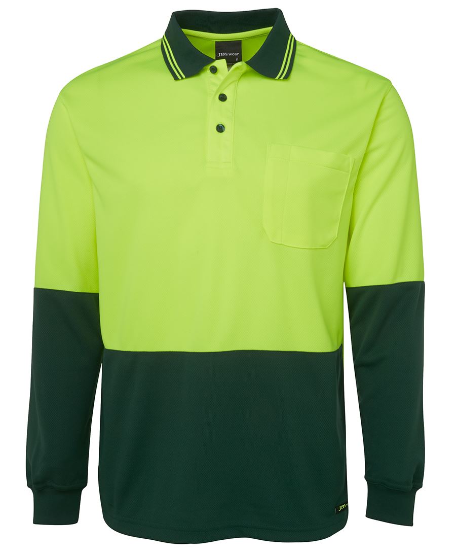 HI VIS L/S TRADITIONAL POLO 6HVPL A smart choice