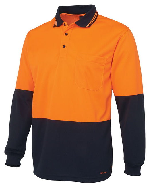 HI VIS L/S TRADITIONAL POLO 6HVPL A smart choice