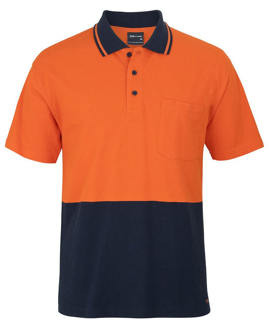 HI VIS S/S COTTON PIQUE TRAD POLO 6HVQS