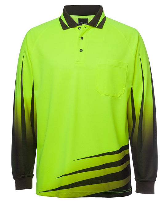 HI VIS L/S RIPPA SUB POLO 6HVRL