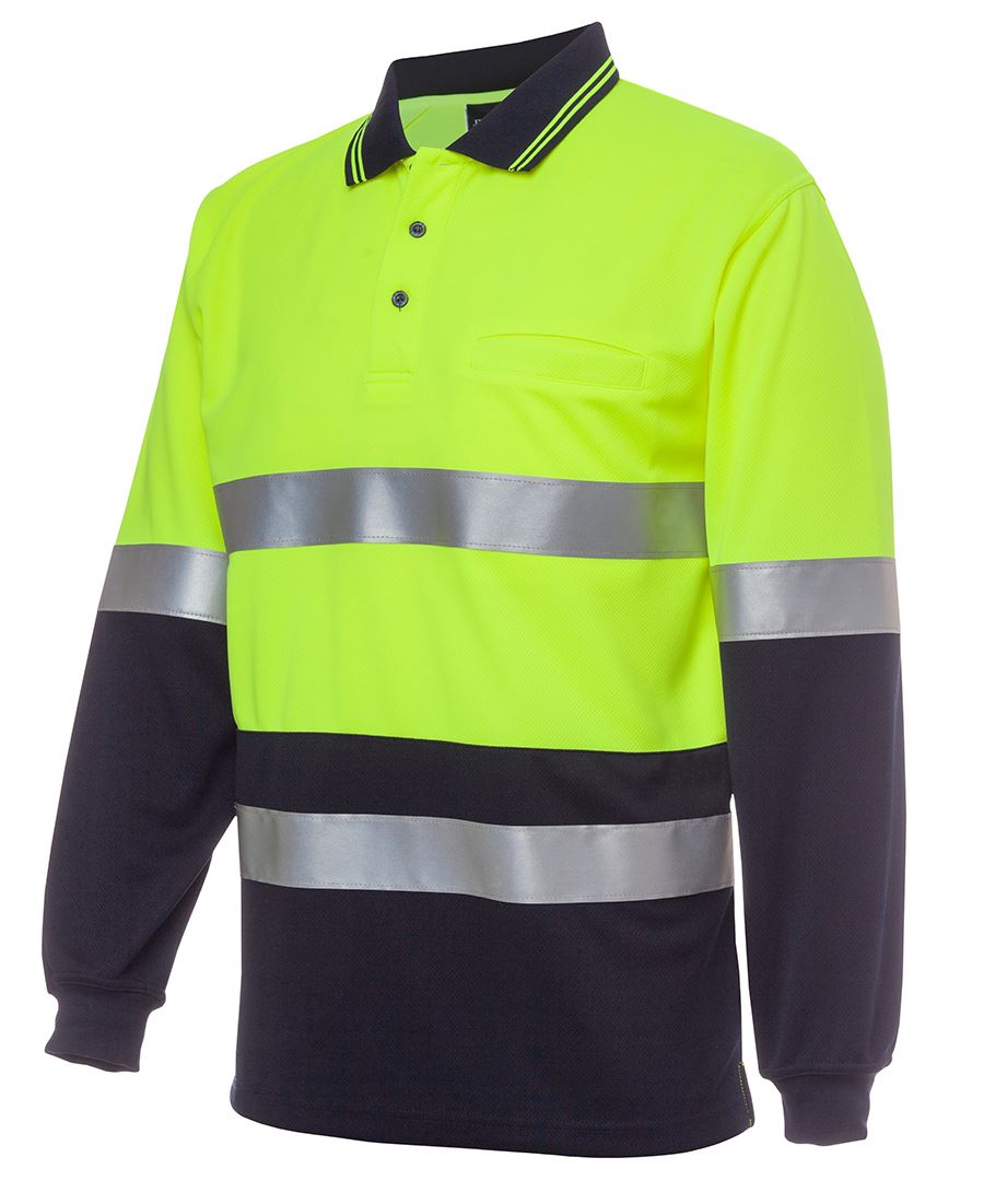 HI VIS L/S (D+N) TRADITIONAL POLO 6HVSL A HIGH VIS STAPLE
