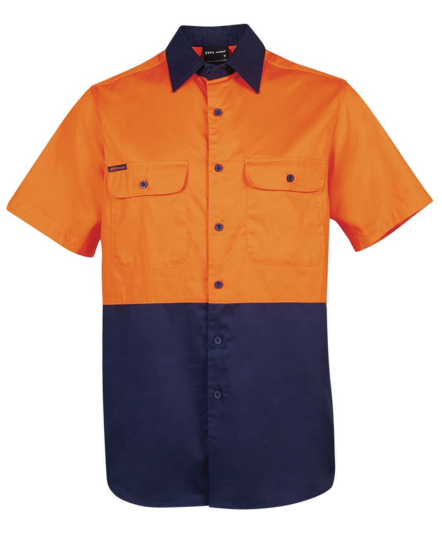 HI VIS S/S 150G WORK SHIRT 6HWSS Traditional S/S Work Shirt