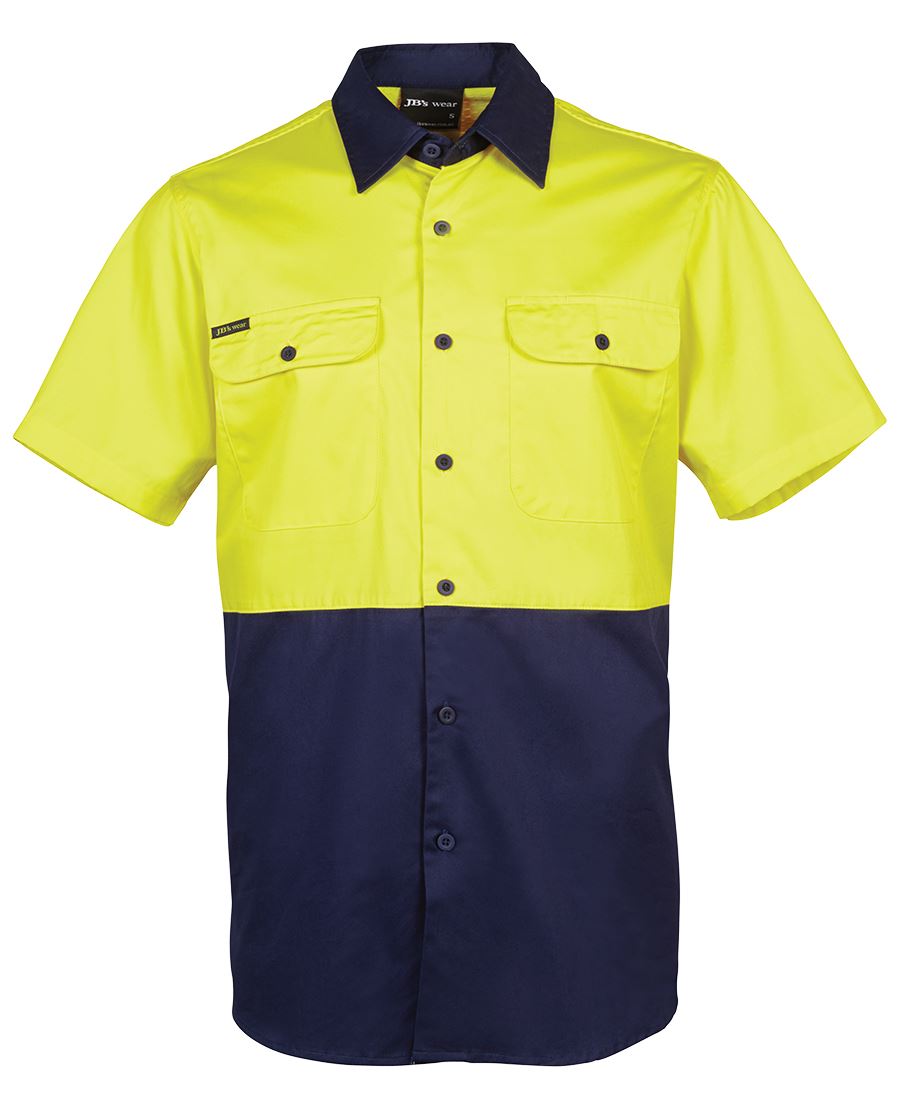 HI VIS S/S 150G WORK SHIRT 6HWSS Traditional S/S Work Shirt