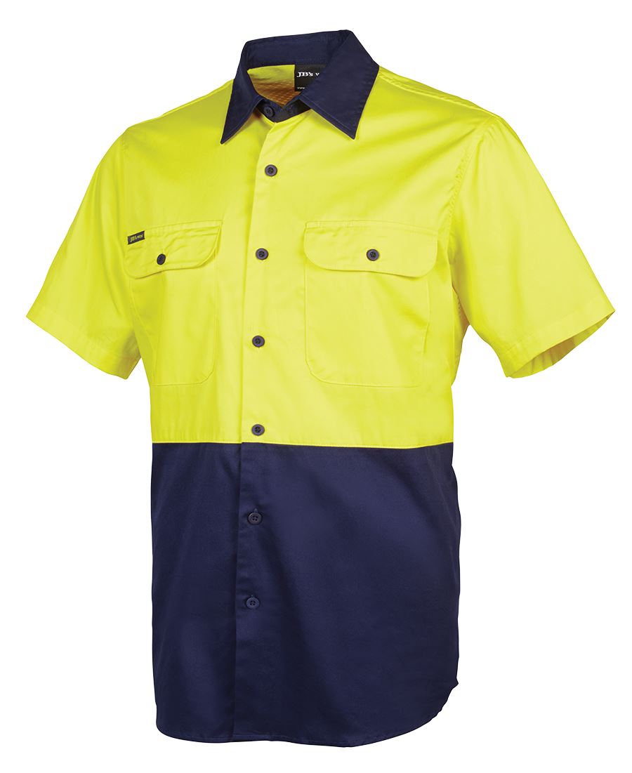 HI VIS S/S 150G WORK SHIRT 6HWSS Traditional S/S Work Shirt