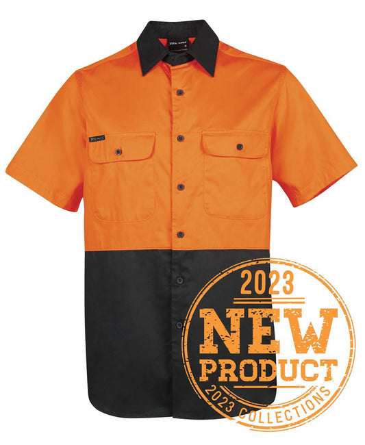 HI VIS S/S 150G WORK SHIRT 6HWSS Traditional S/S Work Shirt