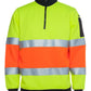 HI VIS (D+N) 1/2 ZIP FLEECY SWEAT 6HZFS