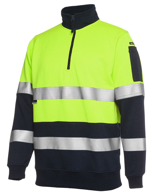 HI VIS (D+N) 1/2 ZIP FLEECY SWEAT 6HZFS