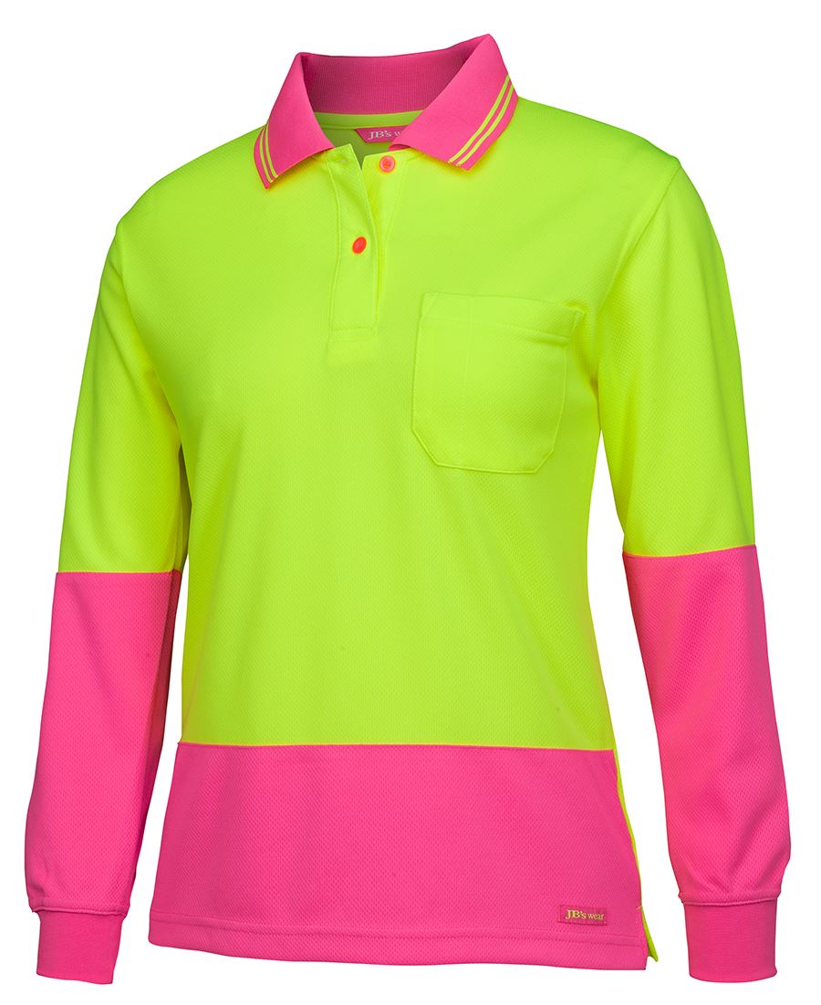 LADIES HI VIS L/S COMFORT POLO 6LHCL Look No Further