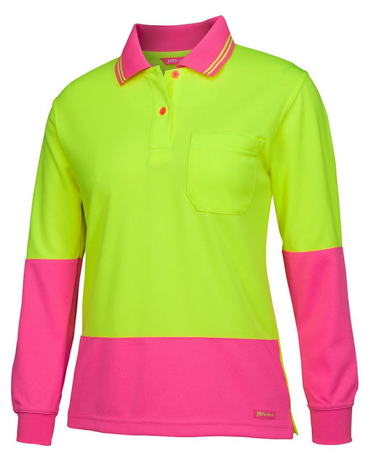 LADIES HI VIS L/S COMFORT POLO 6LHCL Look No Further