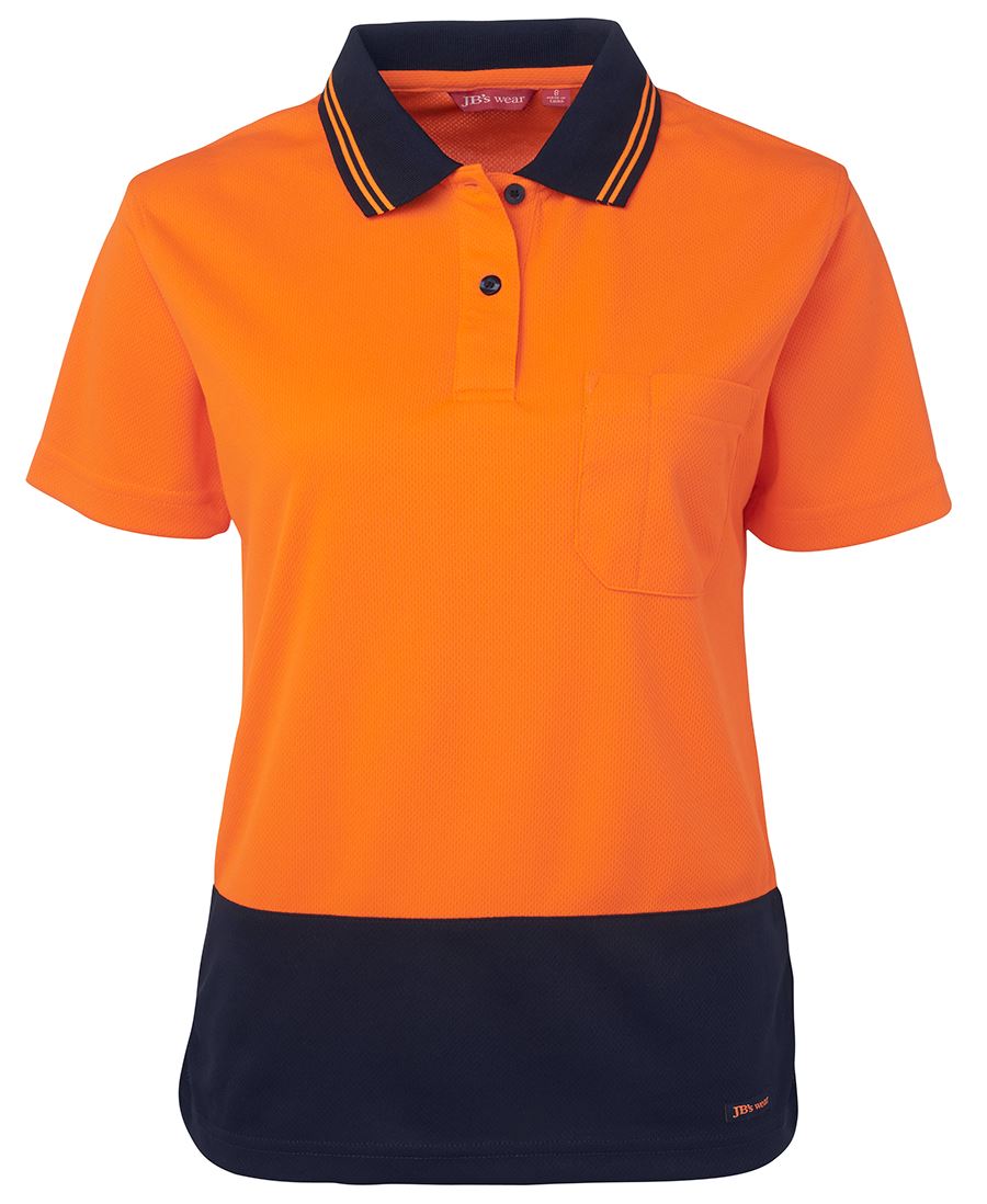 LADIES HI VIS S/S COMFORT POLO 6LHCP