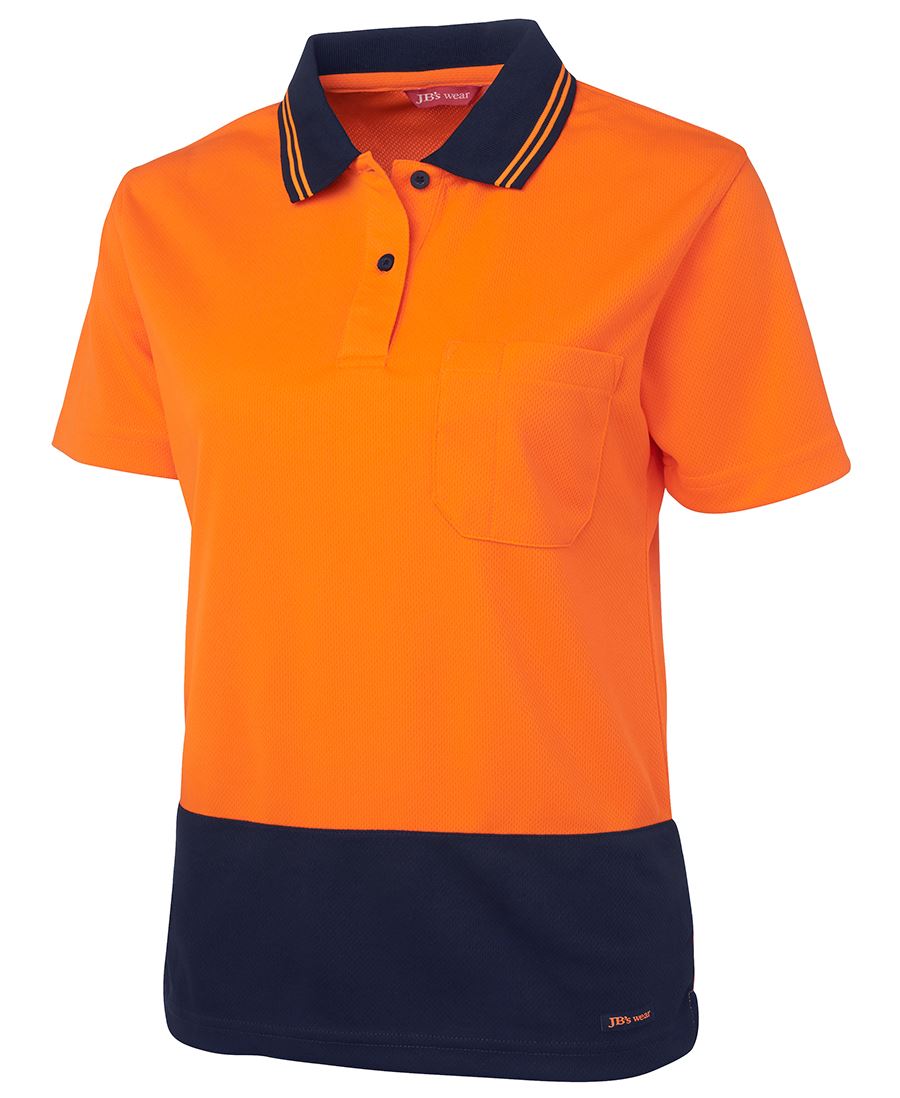 LADIES HI VIS S/S COMFORT POLO 6LHCP