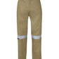MERCERISED WORK TROUSER WITH REFLECTIVE TAPE 6MDNT