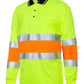 HI VIS BIO MOTION (D+N) L/S POLO WITH REFLECTIVETAPE 6QTDP