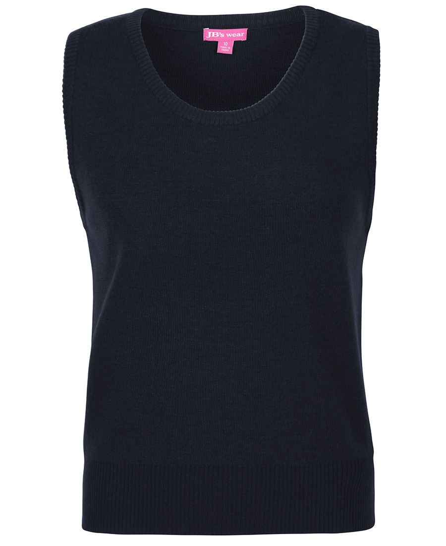 LADIES CORPORATE CREW NECK VEST 6V1CN Cool weather staple