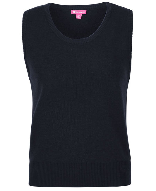 LADIES CORPORATE CREW NECK VEST 6V1CN Cool weather staple