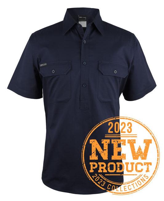 JB'S CLOSE FRONT S/S 150G WORK SHIRT 6WKCF