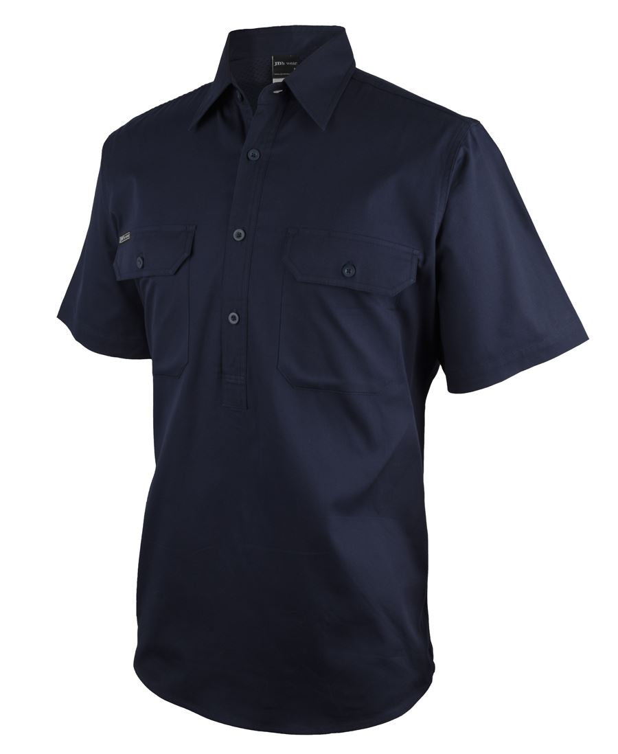 JB'S CLOSE FRONT S/S 150G WORK SHIRT 6WKCF