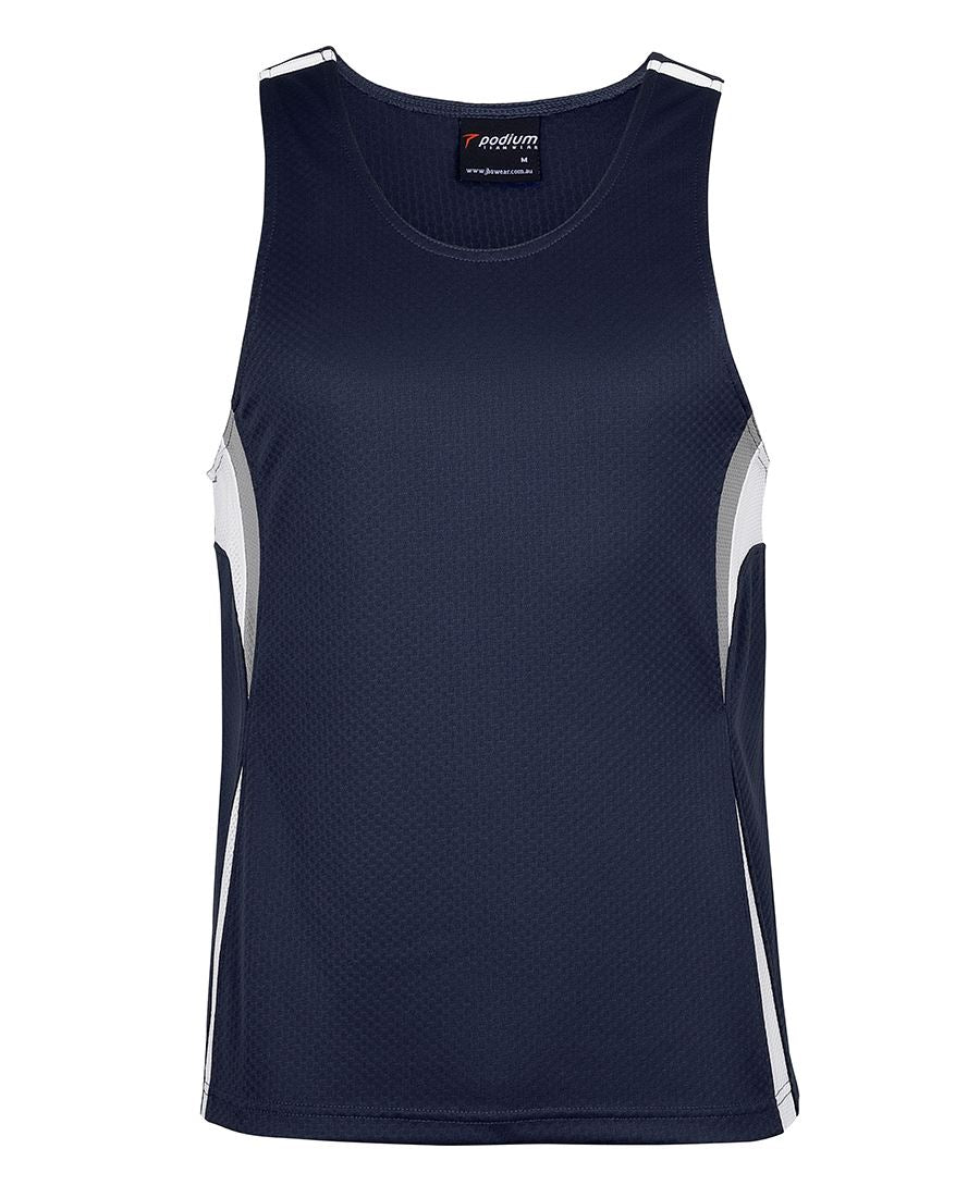 PODIUM COOL JACQUARD SINGLET 7CJS