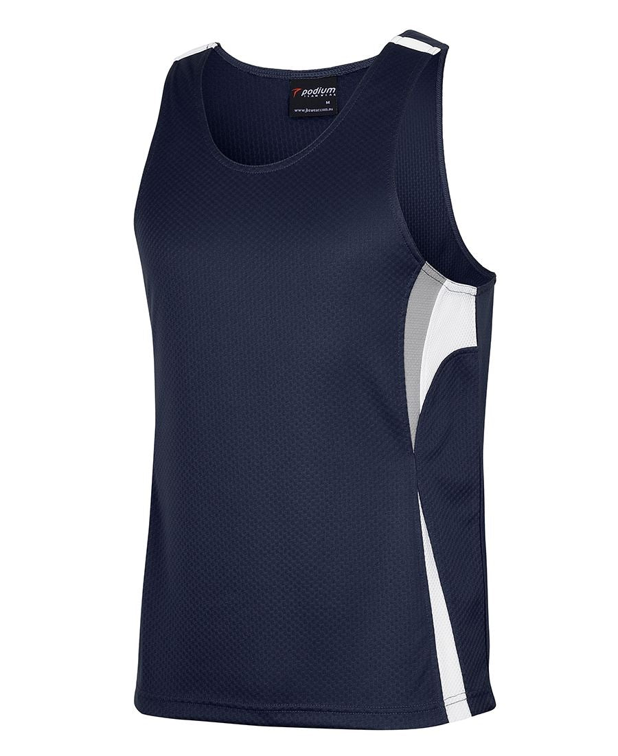 PODIUM COOL JACQUARD SINGLET 7CJS