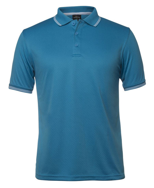 JACQUARD CONTRAST POLO 7JCP Designed with comfort and style, this Polo features Jacquard knit fabric for increased breathability.