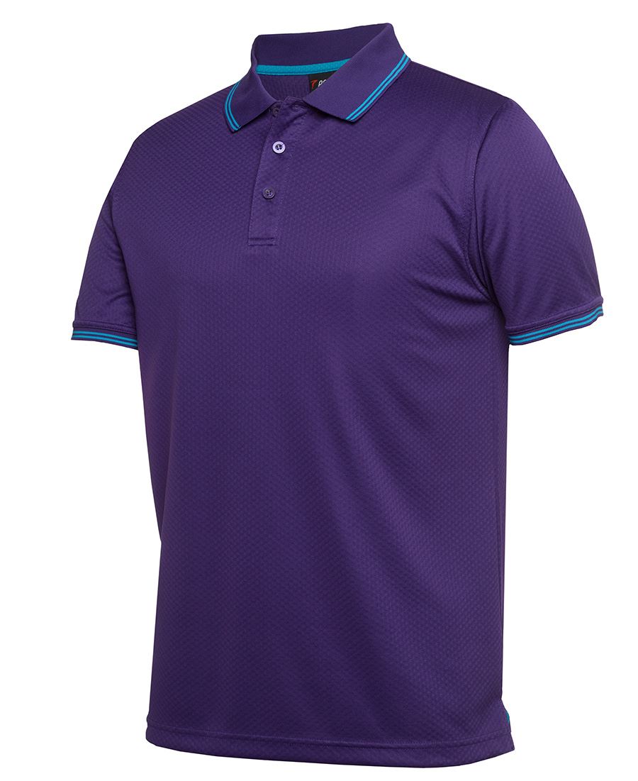 JACQUARD CONTRAST POLO 7JCP Designed with comfort and style, this Polo features Jacquard knit fabric for increased breathability.