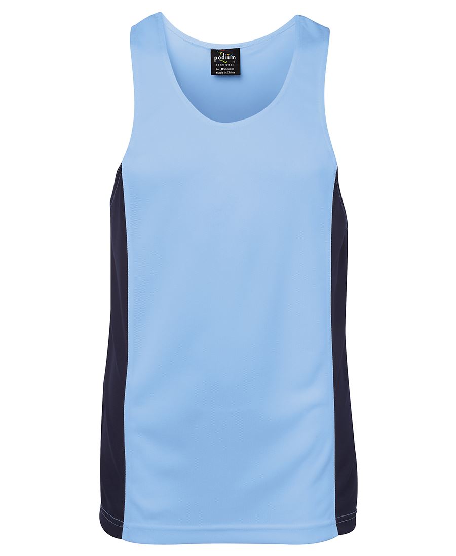 CONTRAST SINGLET 7PCS The essential sports singlet.