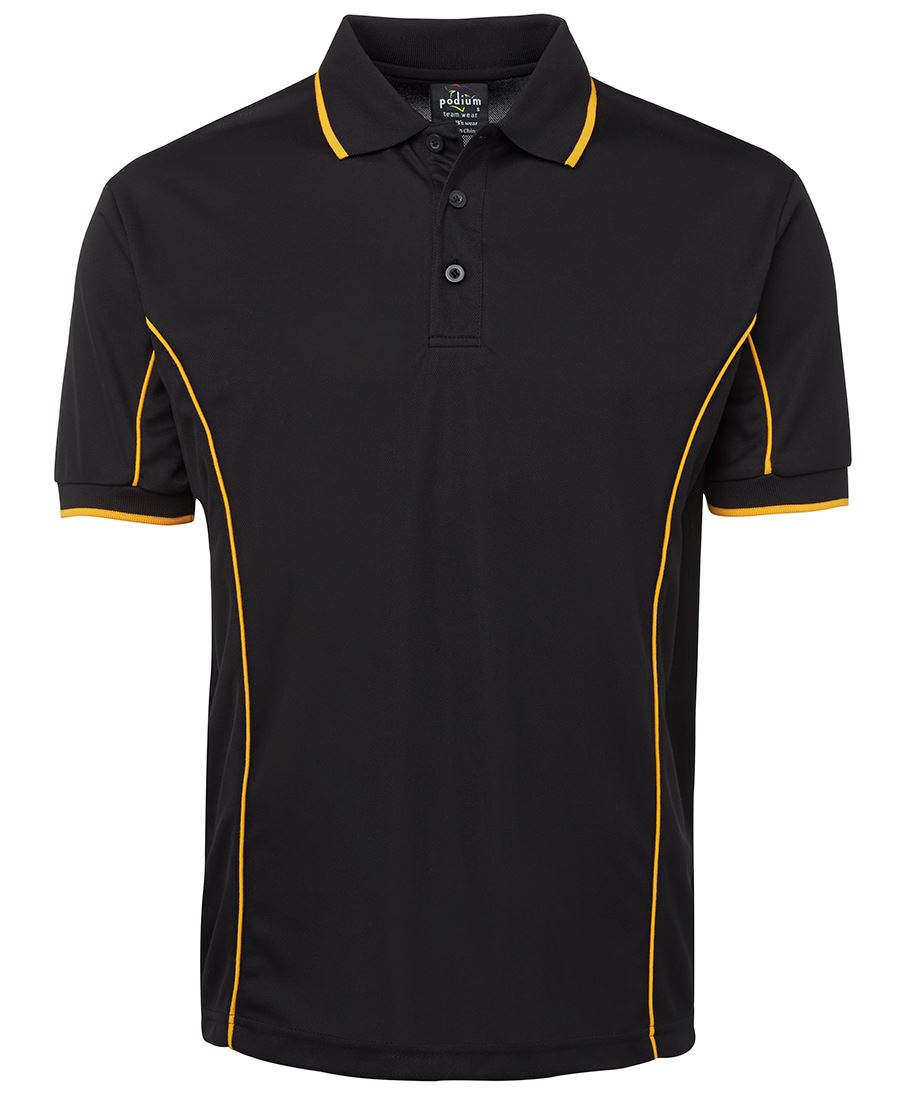 S/S PIPING POLO 7PIP Team necessity.