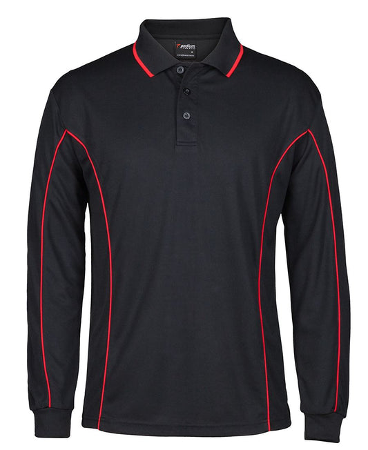 PODIUM L/S PIPING POLO 7PIPL Team necessity.