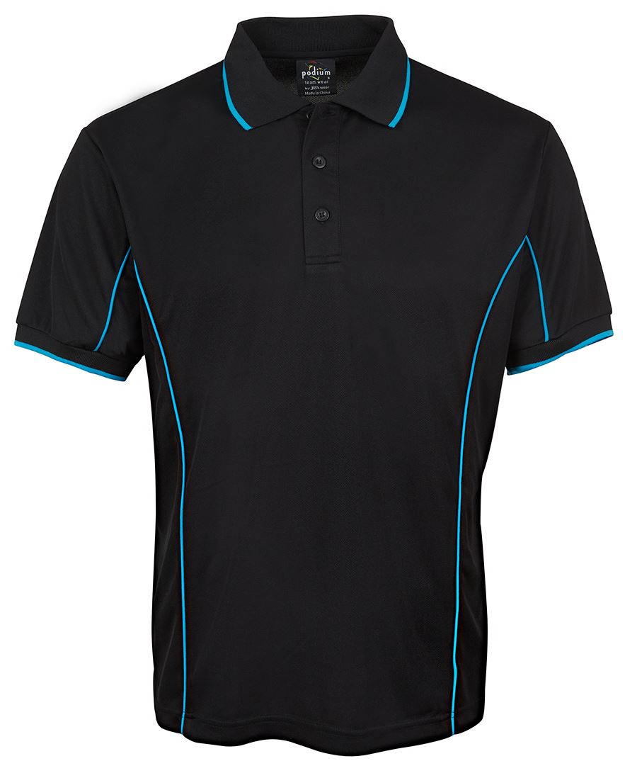 S/S PIPING POLO 7PIP Team necessity.