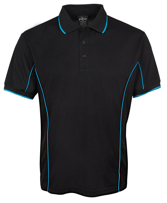 S/S PIPING POLO 7PIP Team necessity.