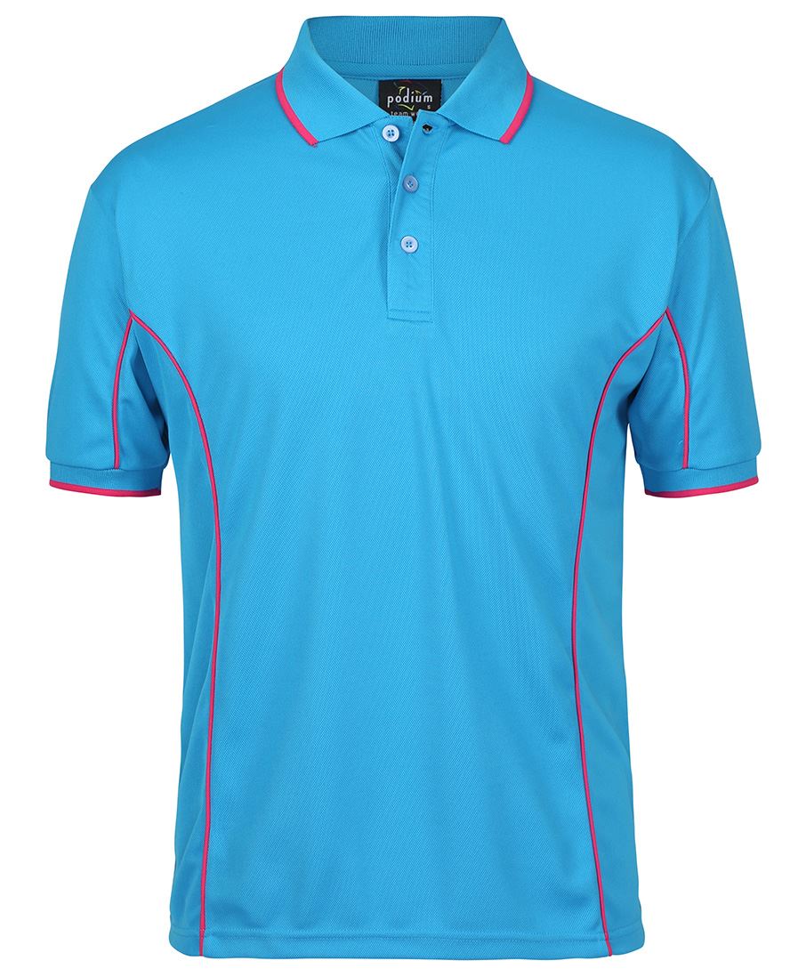 S/S PIPING POLO 7PIP Team necessity.