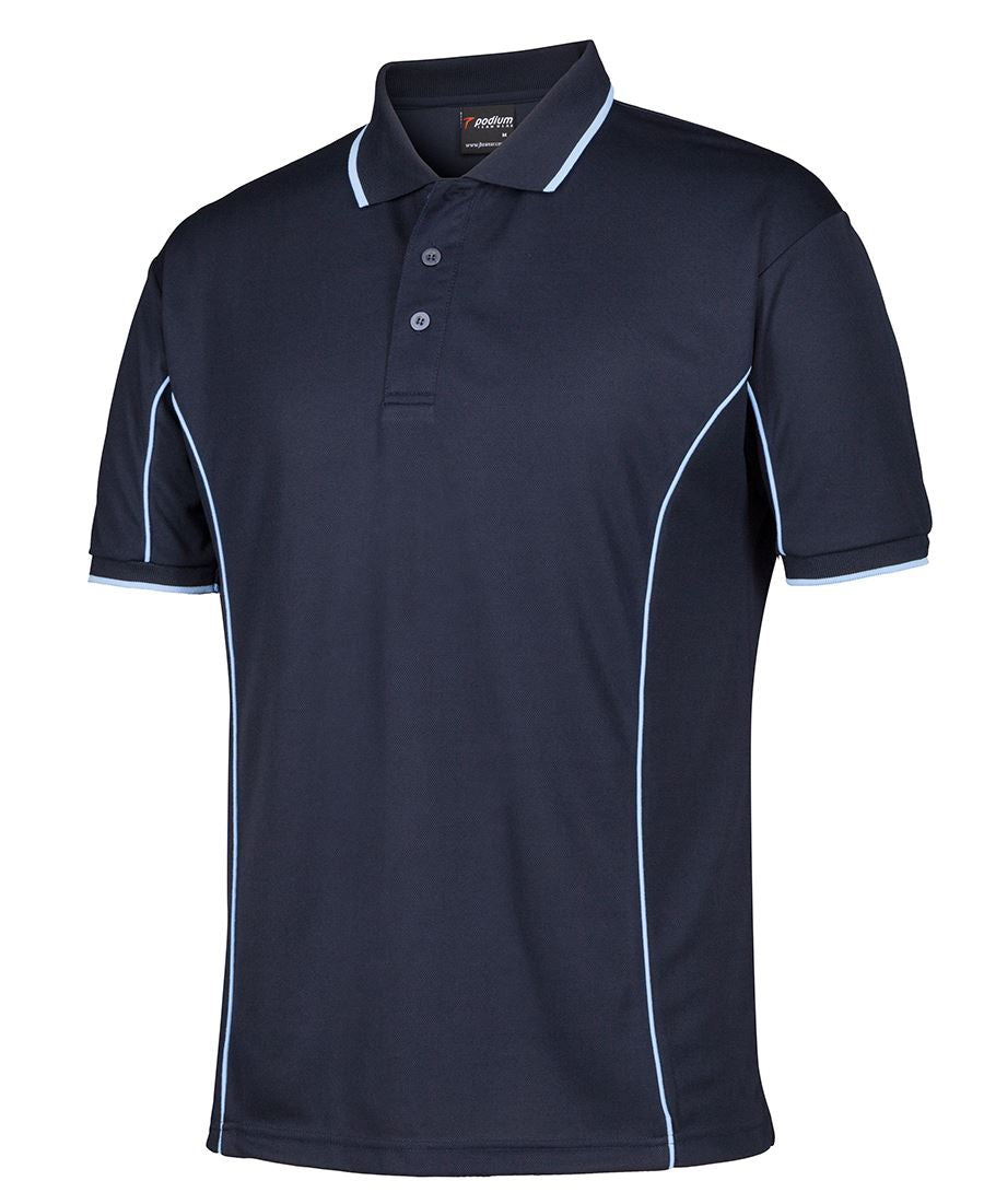 S/S PIPING POLO 7PIP Team necessity.