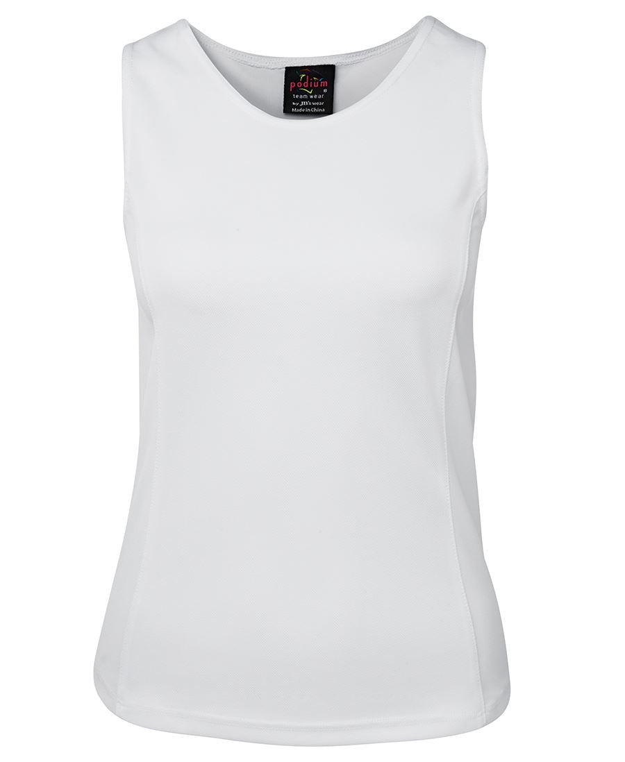 LADIES POLY SINGLET 7PS1 On-the-go lightweight singlet.