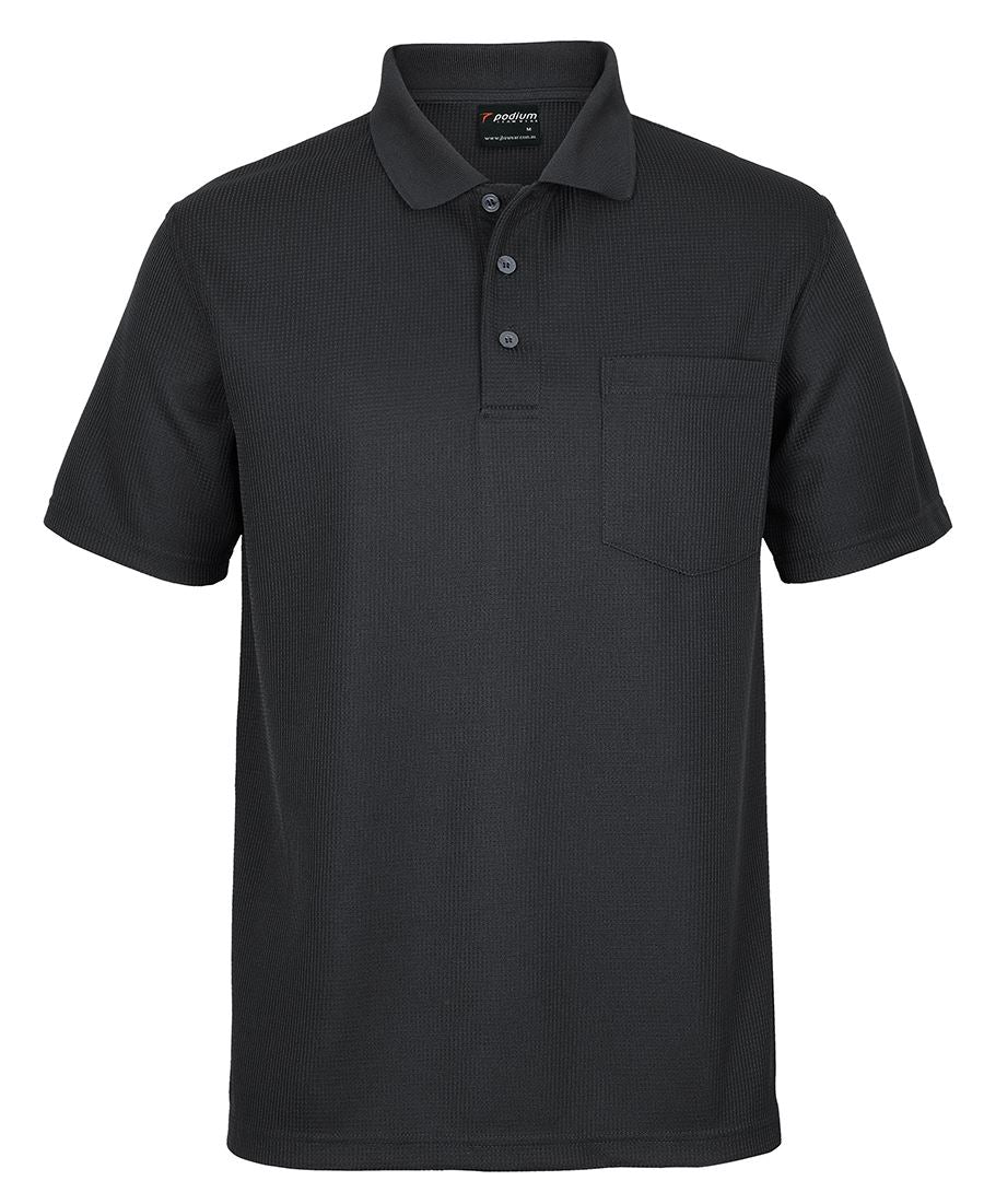 PODIUM WAFFLE POCKET POLO 7WPP