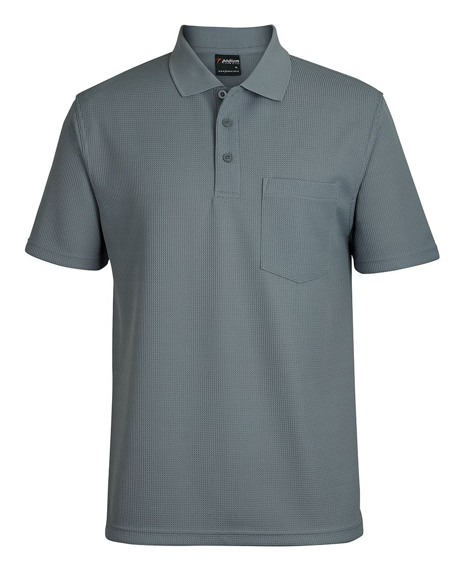 PODIUM WAFFLE POCKET POLO 7WPP