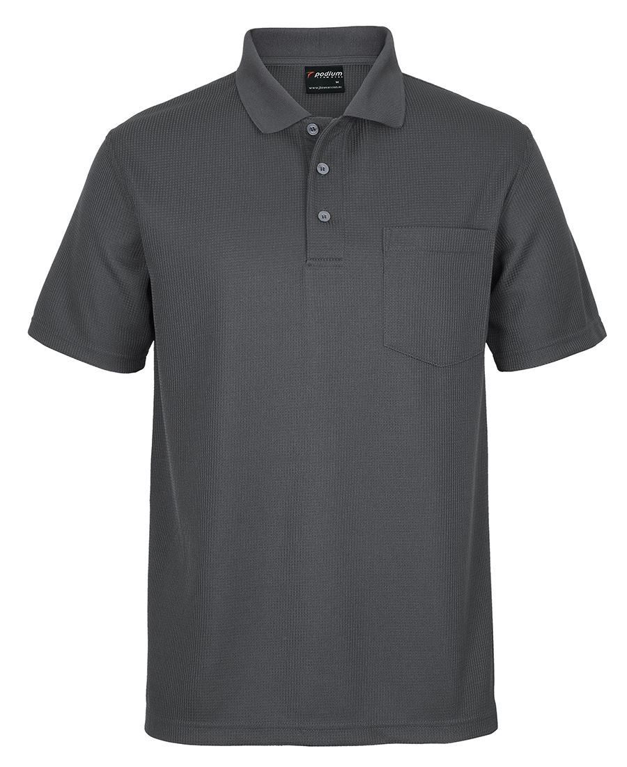 PODIUM WAFFLE POCKET POLO 7WPP