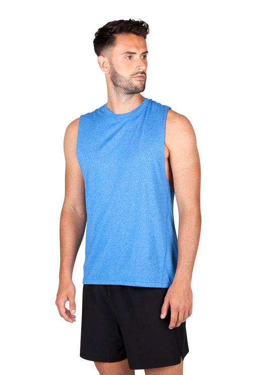 MENS GREATNESS HEATHER SLEEVELESS TEE