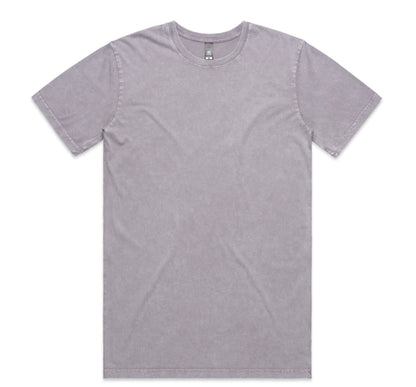 AS COLOUR MENS STONE WASH STAPLE TEE - 5040